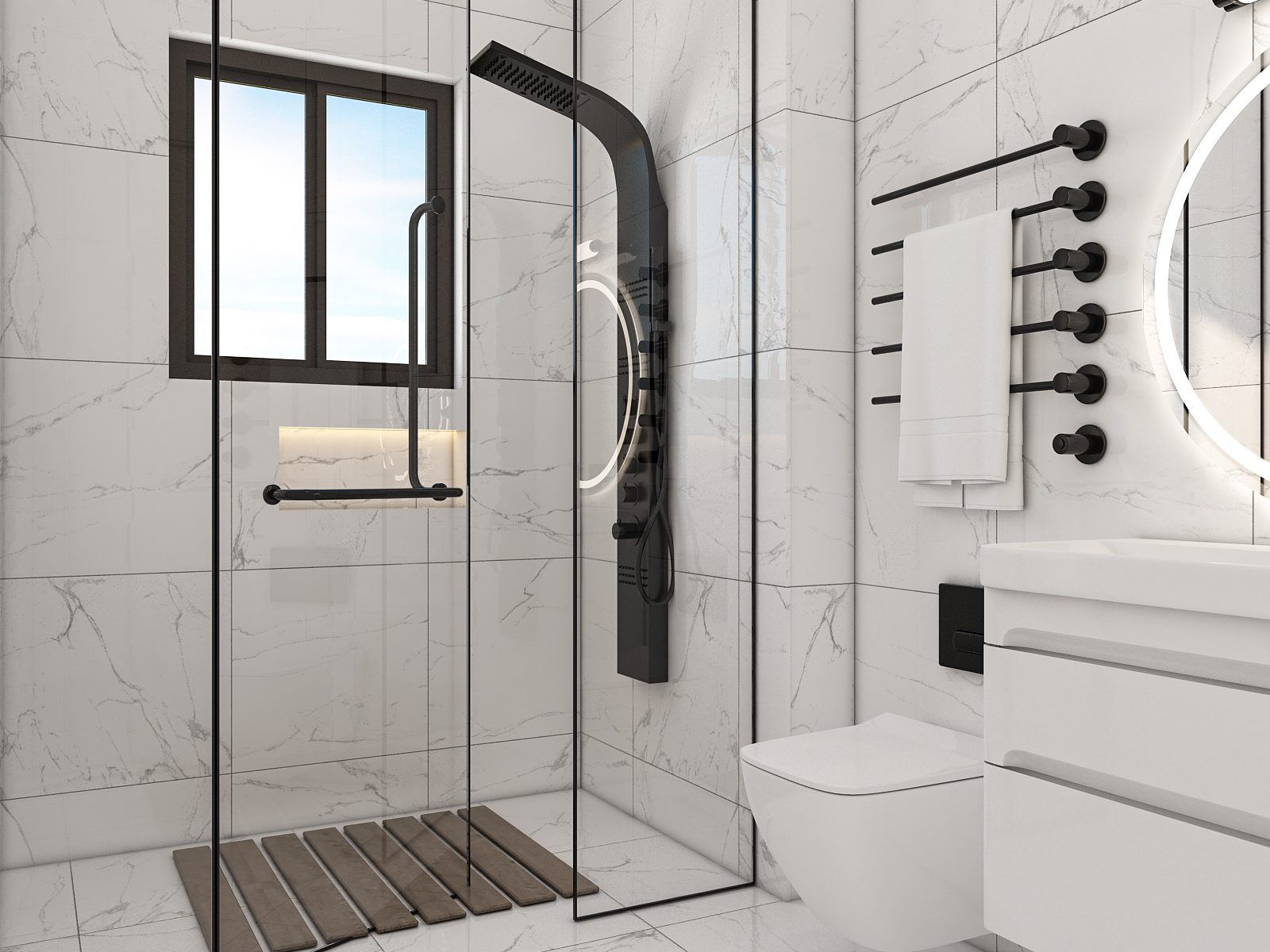 3-Bedroom · Master Bathroom
