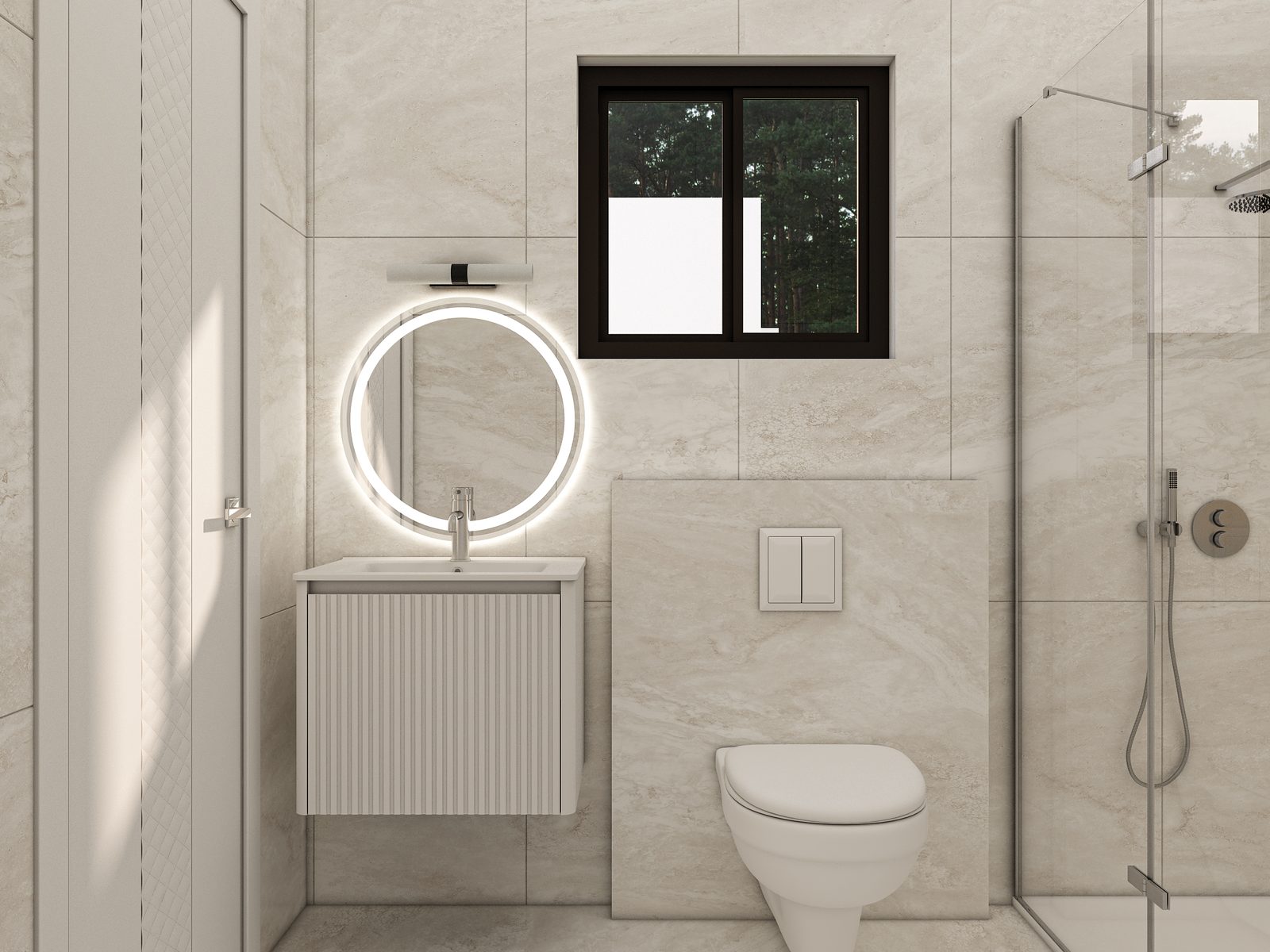 1-Bedroom · Bathroom